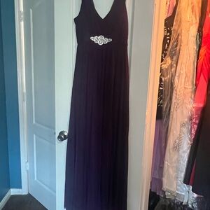 Cinderella Deep Purple Maxi Dress